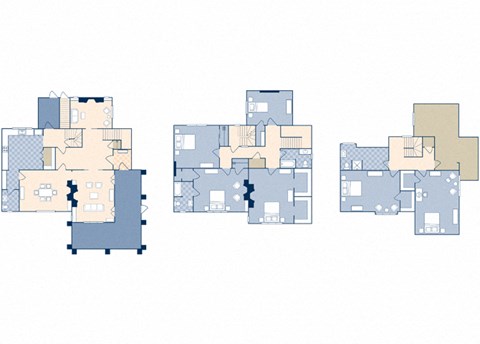 Floor plan for 6 beds, 3.5 baths, 2570 sqft